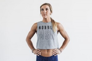 Nobull Muscle Muskelshirt Damen Grau | VJCX-70693