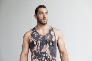 Nobull Muskelshirt Herren Braun Schwarz | JKAN-14705