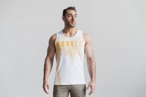 Nobull Muskelshirt Herren Gelb | GCDJ-02178