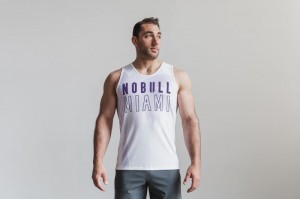 Nobull Muskelshirt Herren Lila | HOEB-42136