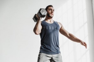Nobull Muskelshirt Herren Navy | WKVX-39674