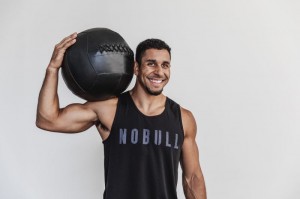 Nobull Muskelshirt Herren Schwarz | DSCX-93174