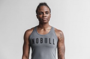 Nobull Racerback Muskelshirt Damen Dunkelgrau | CETQ-02749