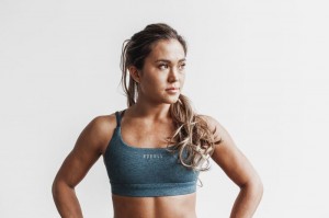 Nobull Sport BH Damen Türkis | XBIE-71420