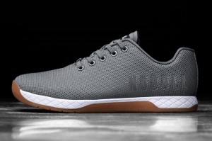 Nobull Sportschuhe Damen Dunkelgrau Weiß | WLKJ-68042