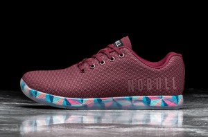 Nobull Sportschuhe Damen Dunkelrot | XRBY-90482