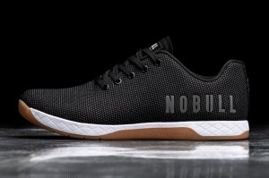 Nobull Sportschuhe Herren Schwarz Weiß | VHMP-25179