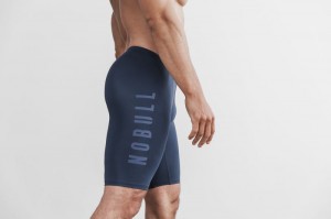 Nobull Swim Jammer Sweatshirt Herren Tiefesnavy | KJHZ-48351