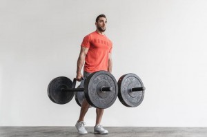 Nobull Tee (Bright Colors) T-shirts Herren Rot | YRCZ-67042