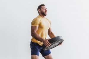 Nobull Tee (Bright Colors) T-shirts Herren Gelb | WKTN-40891