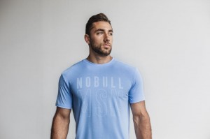 Nobull Tee (Madison) T-shirts Herren Blau | IYZO-81406