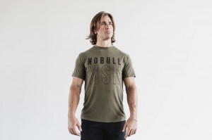 Nobull Tee (Madison) T-shirts Herren Grün | RVUF-42180