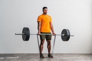 Nobull Tee (Neon) T-shirts Herren Orange | RPVQ-74925
