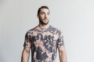 Nobull Tee T-shirts Herren Braun Schwarz | FCER-69053