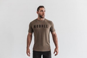 Nobull Tee T-shirts Herren Fallen Rock | DEGH-79863