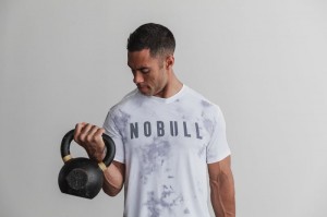 Nobull Tee T-shirts Herren Weiß | YXEA-40281