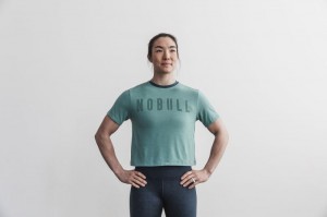 Nobull T-shirts Damen Blau | BPTJ-32975