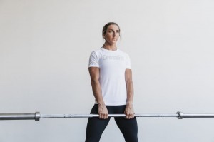 Nobull T-shirts Damen Weiß | TENG-48756