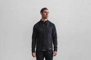 Nobull Twill Zip-up Jacken Herren Tiefes | GZBM-98245