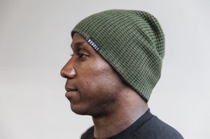 Nobull Waffle Beanie Hüte Herren Army | LMRK-43921
