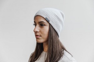Nobull Waffle Beanie Hüte Herren Grau | SOXR-85216