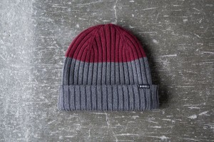 Nobull Watch Cap Beanie Hüte Damen Dunkelrot Grau | CRHO-23457