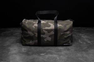 Nobull Waxed Canvas Duffle Taschen Damen Grün Camouflage | GYHB-39605
