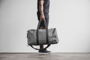 Nobull Waxed Canvas Duffle Taschen Herren Grau | XGHZ-62104