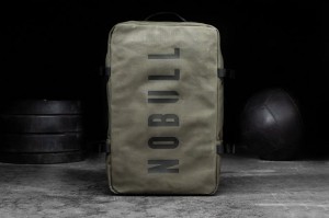 Nobull Waxed Canvas Duffleback Taschen Damen Army | CWVT-41028