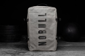 Nobull Waxed Canvas Duffleback Taschen Herren Grau | RXOB-39178