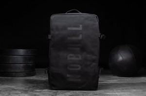 Nobull Waxed Canvas Duffleback Taschen Herren Schwarz | MIZQ-07821