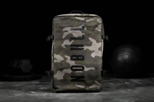 Nobull Waxed Canvas Duffleback Taschen Herren Grün Camouflage | WVXZ-43712