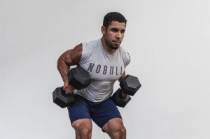Nobull Ärmellose Tee T-shirts Herren Hellgrau | OWKF-63529