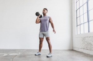 Nobull Ärmellose Tee T-shirts Herren Lavendel | UIYM-09142