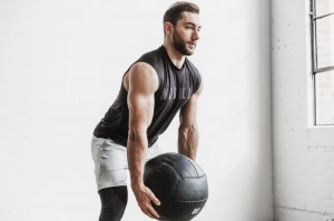 Nobull Ärmellose Tee T-shirts Herren Schwarz | CQLR-14657